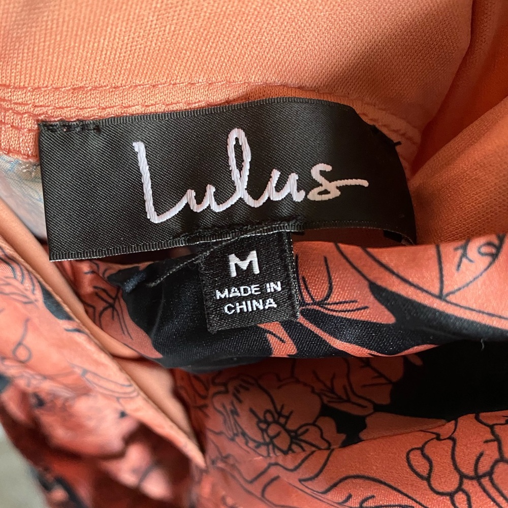 Lulus Tea Gardens Rusty Rose Floral Print Satin Maxi Dress - Picture 5 of 12